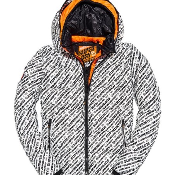 Superdry | White Street Line Puffer Coat - Men - Picture 3 of 15